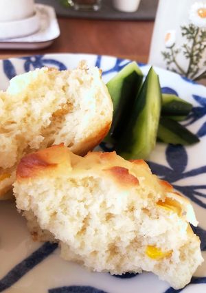 昆布だしで美味しい☆米粉のおかずパン-レシピのメイン写真