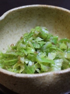 春キャベツのおひたし-レシピのメイン写真