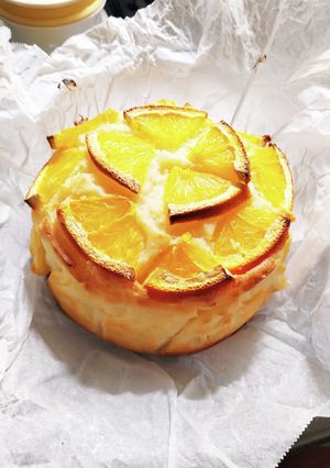 米粉とヨーグルトのオレンジチーズケーキ-レシピのメイン写真