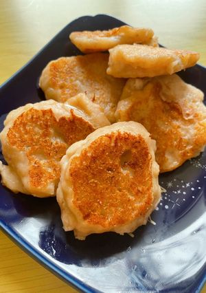 材料3つ＊軽量なし！米粉バナナパンケーキ-レシピのメイン写真