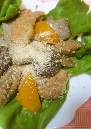 春のほろ苦 筑前味の煮物 ゴマよごし-レシピのメイン写真