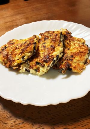 米粉と豆腐で♪チヂミ風orお好み焼き-レシピのメイン写真
