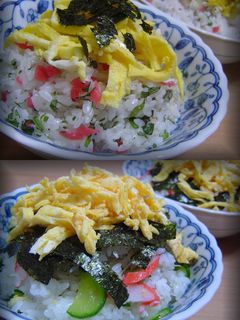 -自己流☆ちらし寿司ヽ(◕‿◕--レシピのメイン写真