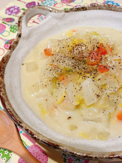 とろとろで美味しい♡白菜のクリーム煮-レシピのメイン写真