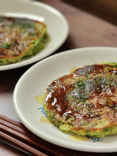 米粉で♪もやしとわさび菜のお好み焼き-レシピのメイン写真