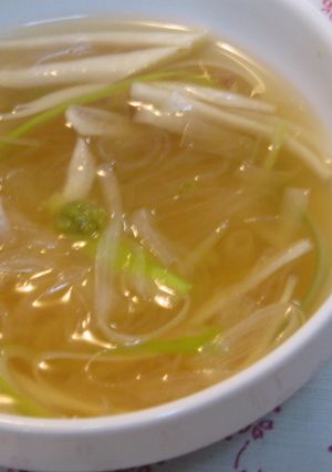 ゆず胡椒で春雨スープ-レシピのメイン写真
