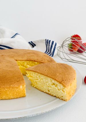 バイタミックスで基本のスポンジケーキ-レシピのメイン写真