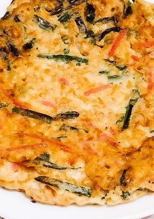 米粉とチキンラーメンでB級サクサク焼き-レシピのメイン写真