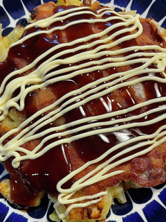 米粉と少ない材料で満足お好み焼き-レシピのメイン写真