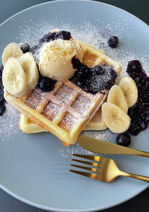米粉で簡単⭐︎グルテンフリーワッフル⭐︎-レシピのメイン写真