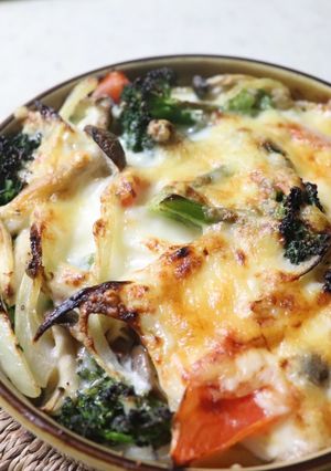 栄養満点◎糖質オフな高野豆腐のグラタン-レシピのメイン写真