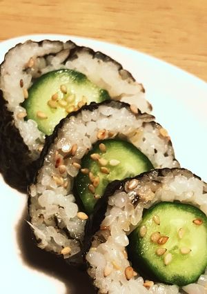 インパクト大！きゅうりの一本巻き＊-レシピのメイン写真