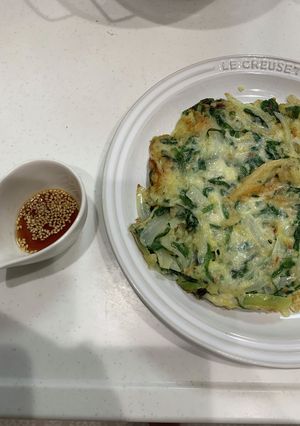 米粉でグルテンフリーチーズチヂミ-レシピのメイン写真