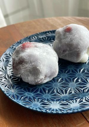 米粉の塩苺大福-レシピのメイン写真