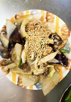 簡単きな粉味噌炒味豚こま大根青椒肉絲風-レシピのメイン写真
