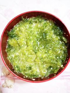 あおさのお味噌汁♬私Version♡-レシピのメイン写真