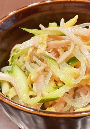 バンサンスー（春雨サラダ）⭐︎給食レシピ-レシピのメイン写真