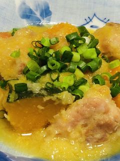 鶏もも肉とかぼちゃのみぞれ煮-レシピのメイン写真
