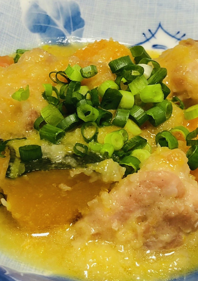 鶏もも肉とかぼちゃのみぞれ煮-レシピのメイン写真