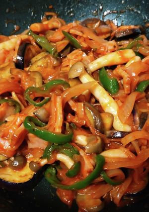 手軽にピザソースでナポリタンソース♪-レシピのメイン写真
