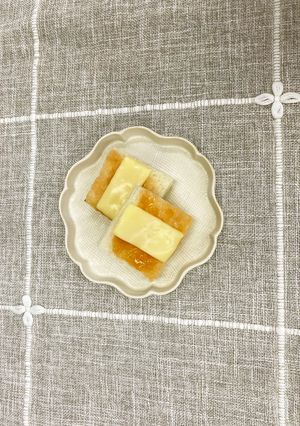 【ベビーフード活用】野菜くだものトースト-レシピのメイン写真