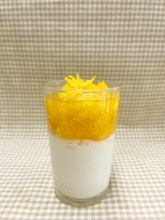 【リメイク】オレンジ牛乳寒天-レシピのメイン写真