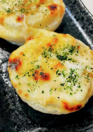 新玉ねぎ　レンチン味噌マヨチーズ焼-レシピのメイン写真