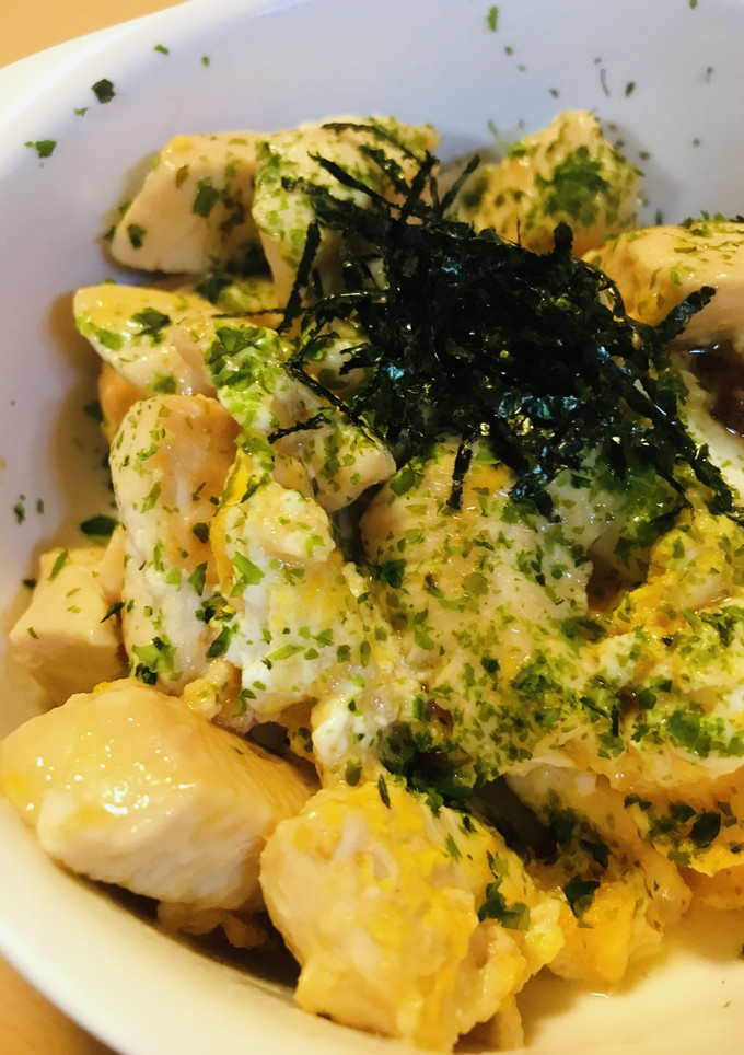 のりたまご炒め●鶏肉と玉子の炒めもの-レシピのメイン写真