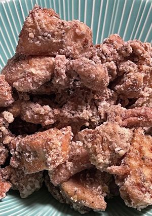 鶏もも&ムネ肉ミックスDEゆかり唐揚げ-レシピのメイン写真