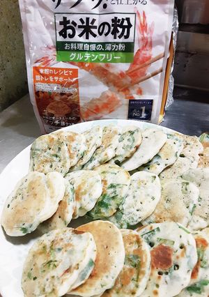 米粉のニラ煎餅-レシピのメイン写真