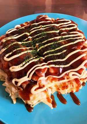 【長芋不使用・シンプル】米粉のお好み焼き-レシピのメイン写真