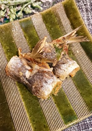 米粉deイワシ梅しそ揚げ-レシピのメイン写真