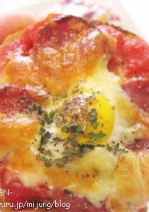 イングリッシュマフィンでピーザ-レシピのメイン写真