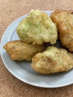 米粉で!タラの磯部フリッター-レシピのメイン写真