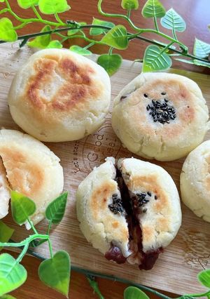 フライパンで簡単！米粉と豆腐のお焼き2種-レシピのメイン写真
