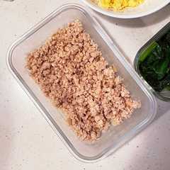 作りおき鶏そぼろ-レシピのメイン写真