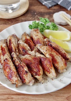 ☆簡単☆手羽中の旨塩レモン焼き-レシピのメイン写真