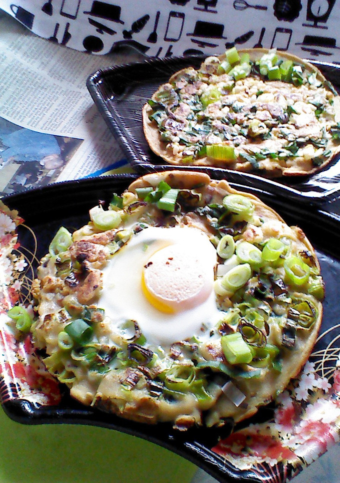 お花見にネギ焼きを２種(米粉版)-レシピのメイン写真