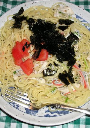 鶏ささみとしらすの簡単和風パスタ-レシピのメイン写真