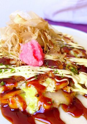 もっちり米粉お好み焼き-レシピのメイン写真
