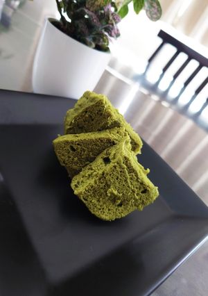 シフォンケーキのような抹茶おから蒸しパン-レシピのメイン写真