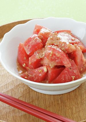 トマトのごま味噌和え-レシピのメイン写真