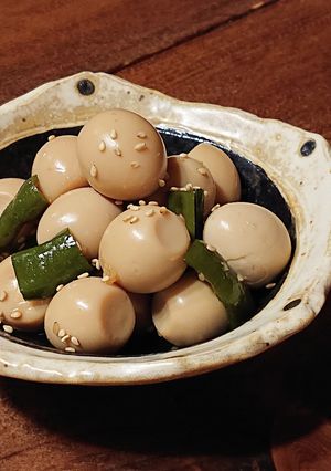 おうち韓国★うずら卵とピーマンの醤油煮-レシピのメイン写真