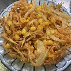 รูปของ サクサク以上！米粉でカリッと特大かき揚げ