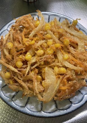サクサク以上！米粉でカリッと特大かき揚げ-レシピのメイン写真