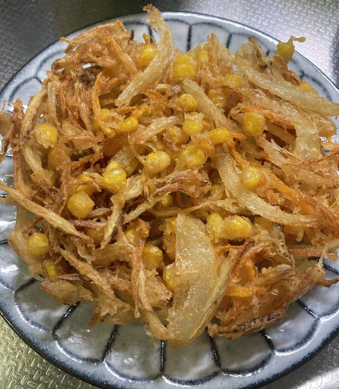 サクサク以上!米粉でカリッと特大かき揚げ-レシピのメイン写真
