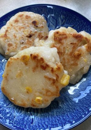 米粉で作る玉ねぎ餅-レシピのメイン写真