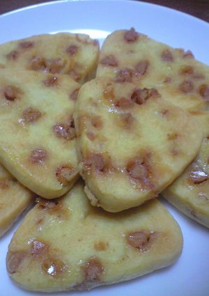 キャラメルチョコチップの三角クッキー-レシピのメイン写真
