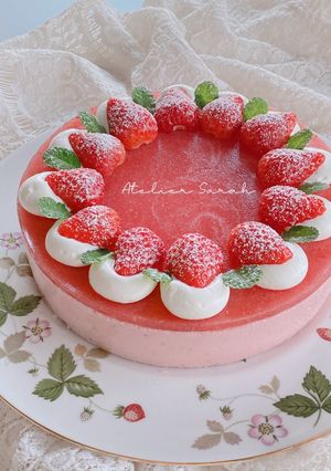 殿堂入りアレンジ★いちごムースケーキ-レシピのメイン写真