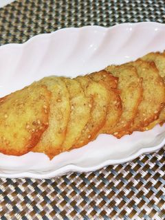 米粉で胡麻のチュイール-レシピのメイン写真